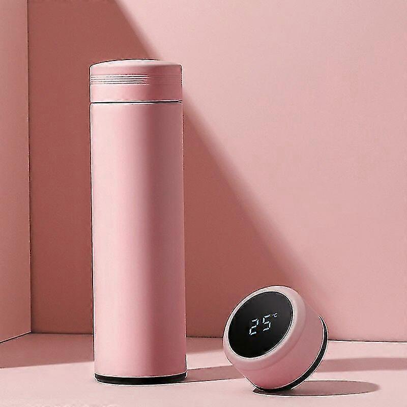 480ml Bottle Less Steel Mug Temperature Display