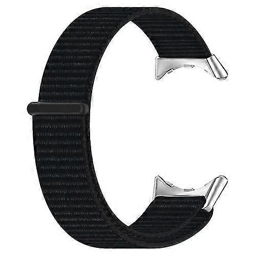 For Google Pixel Watch Metal Head Nylon Loop Watch Band RMAY