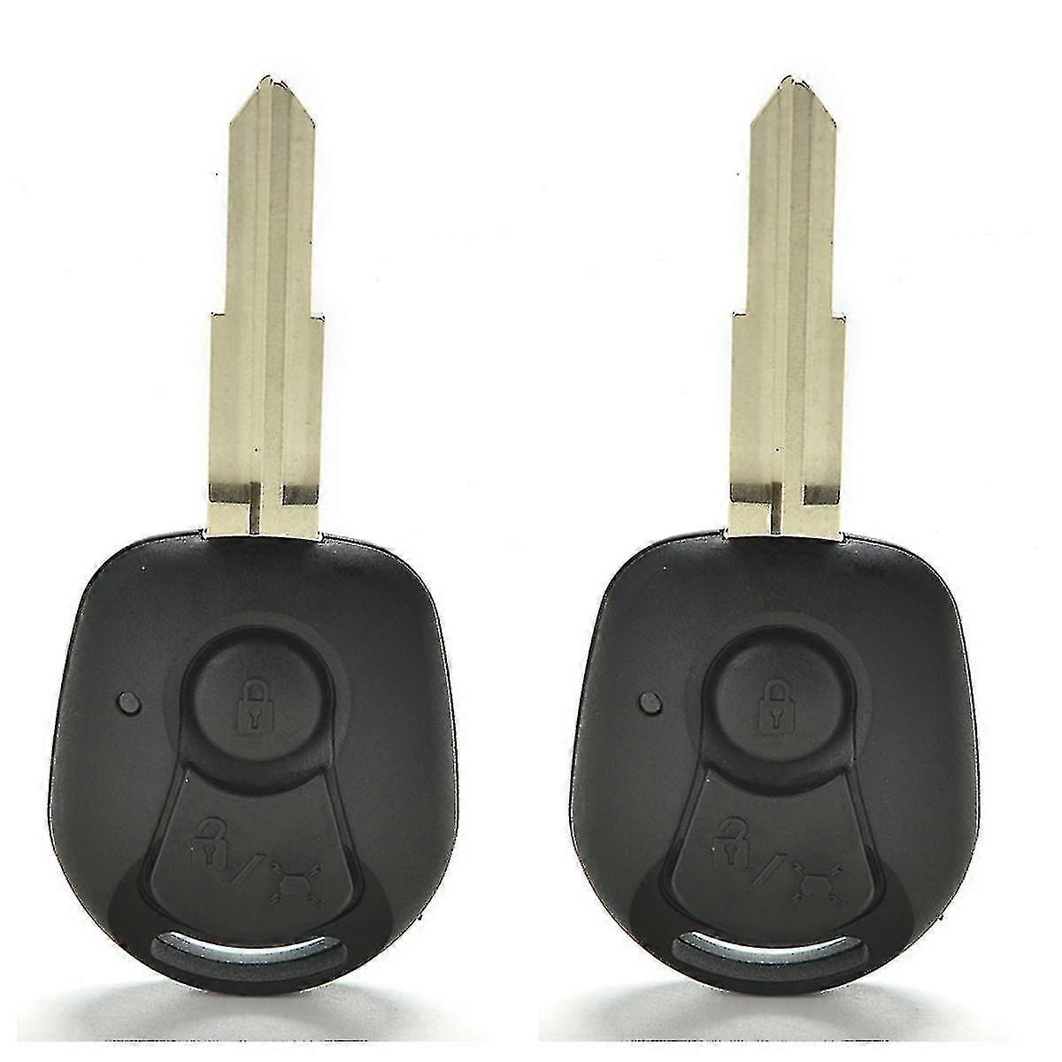 2 Pcs Remote Key Shell Fit For Ssangyong Actyon Kyron Rexton Case Cover Fob - JA