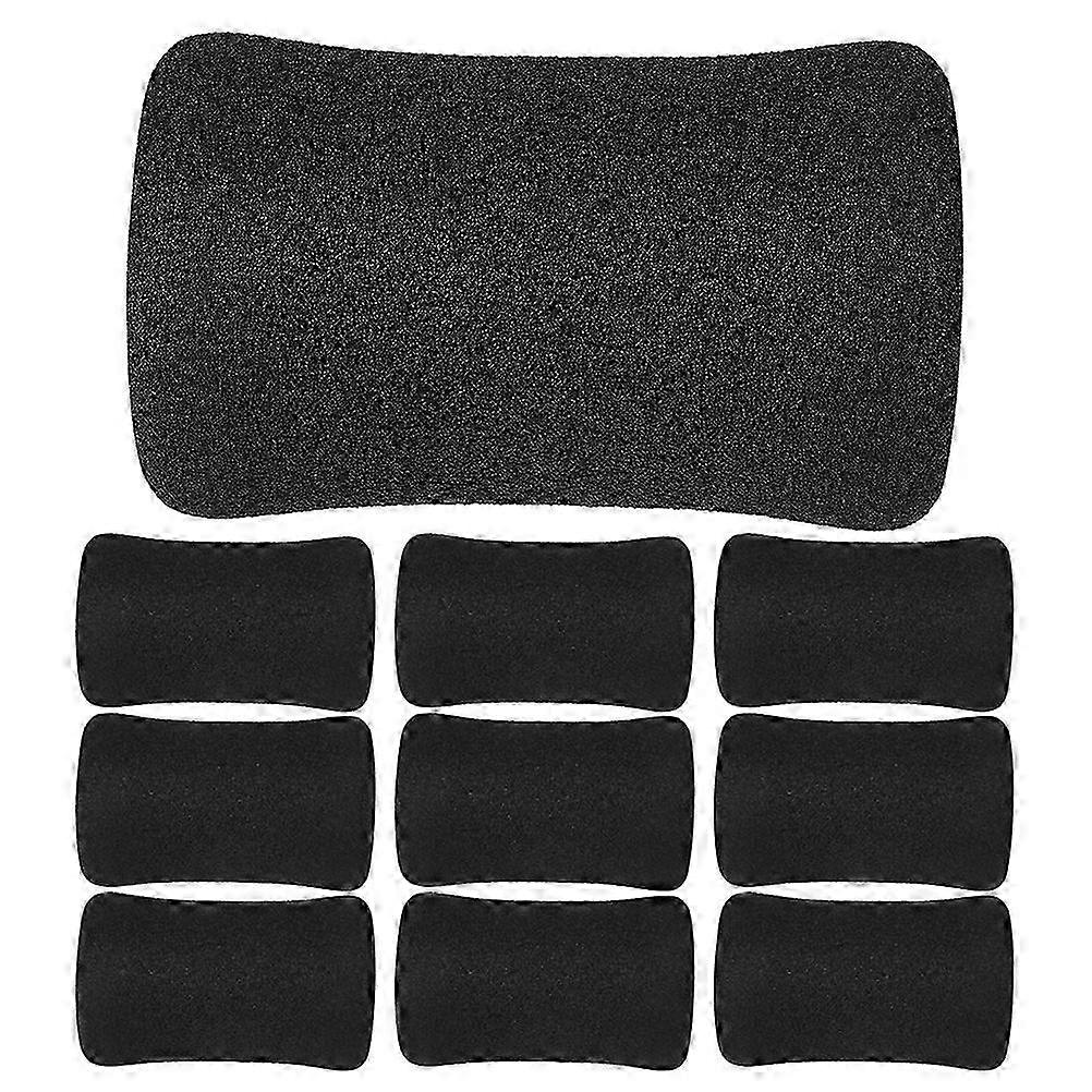 10Pcs Ab Training Sleeve Rolling Sponge Roller Gym Exercise Sponge Pads Roller Pad Replacements