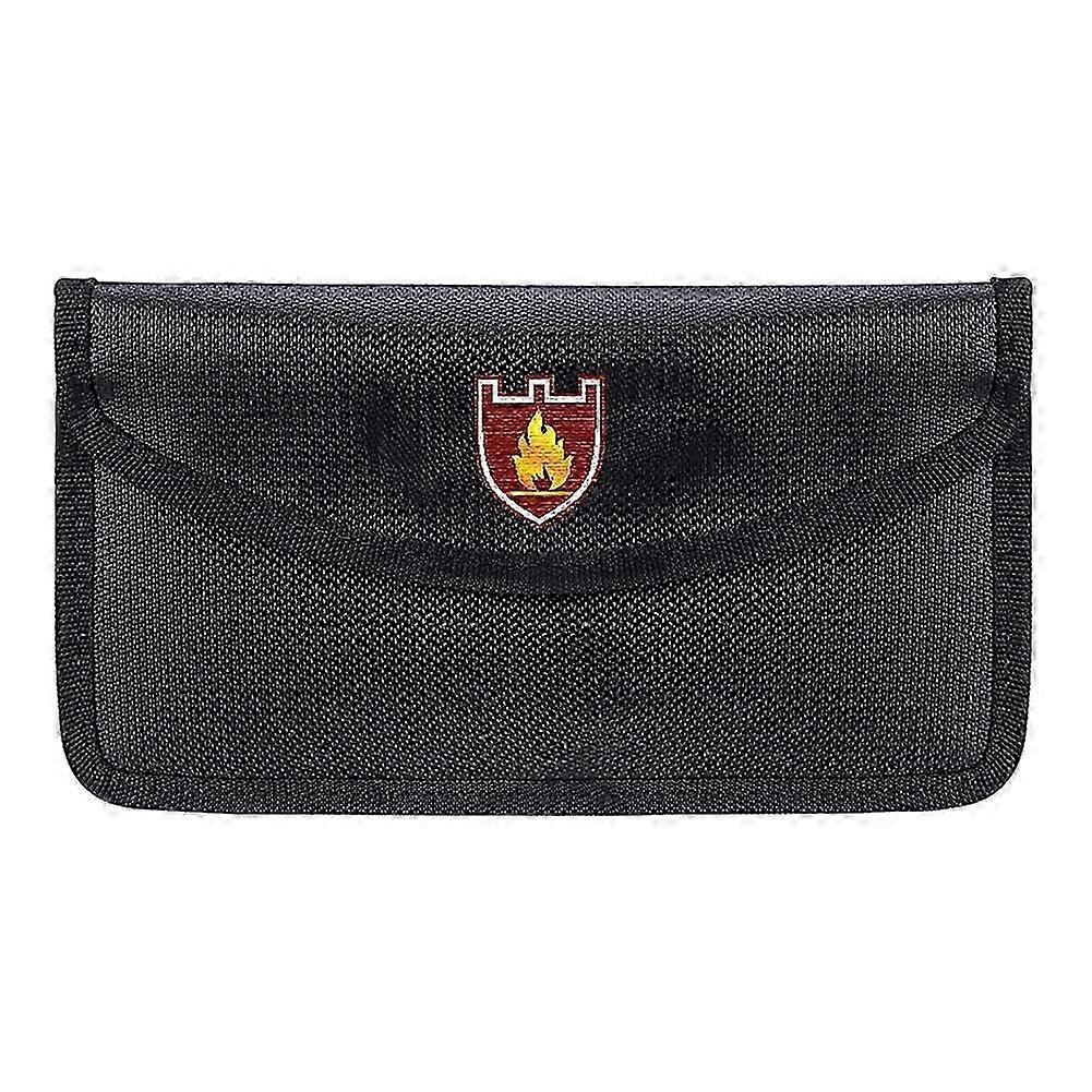 Fireproof Document Bag,file Storage Bag With Zipper Water Fire Safe For Document Holder,file,cash,t