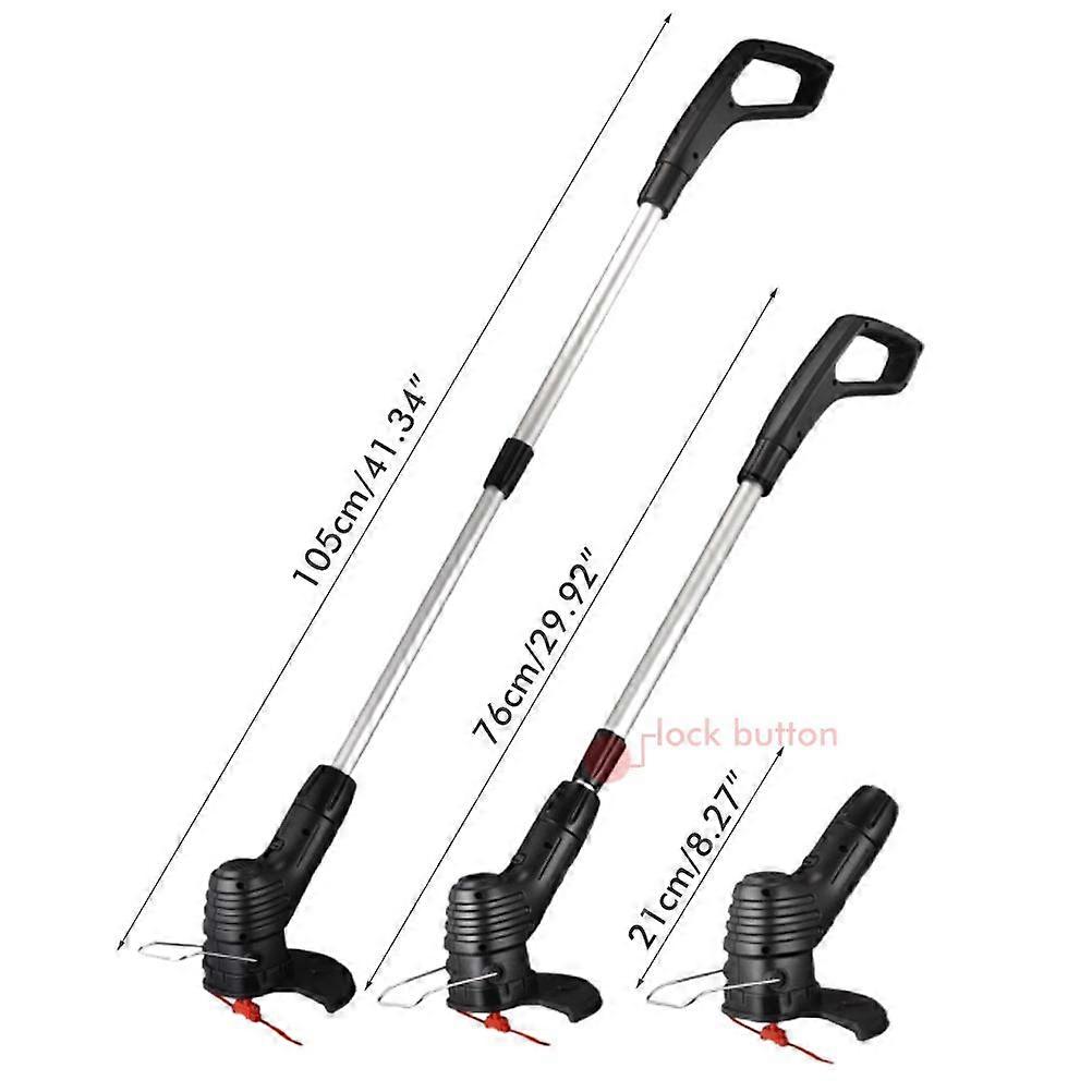 Garden Tool Cordless Lawn Trimmer Cordless Rechargeable Grass Trimmer String Grass Trimmer for Garden Lawn Weeding