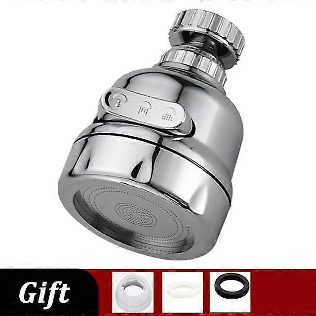 Kitchen Faucet Adapter 3 Modes Tap Splash Filter Nozzle Bathroom Water Saving Bubbler Home Faucet Extender Diffuser 360 Rotatin