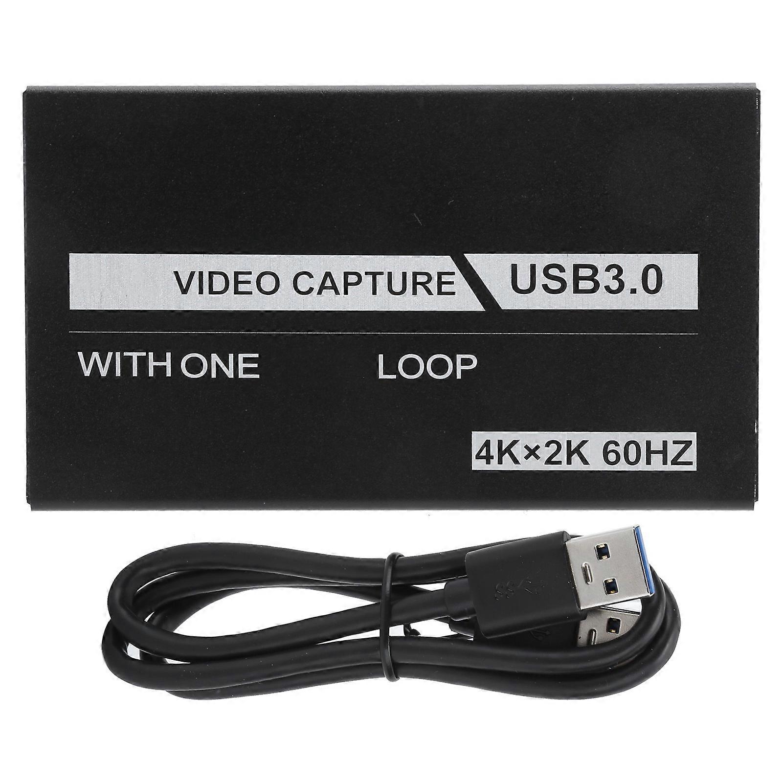 4K HDMI Capture Card Dongle - High Definition Video & o, Plug & Play, Portable