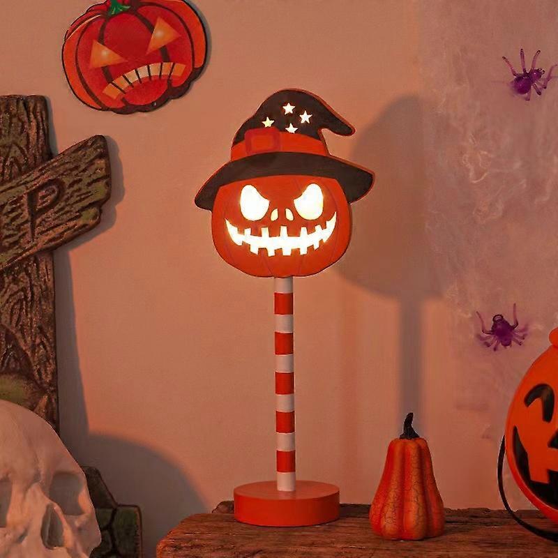 LED Halloween Lights Featuring High Hat Pumpkin