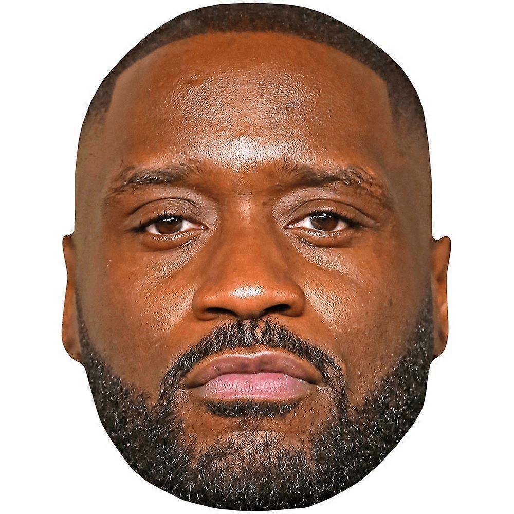Maxwell Owusu Ansah (Beard) Celebrity Mask, Flat Card Face