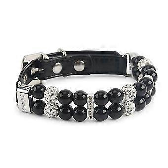 Ultra-flashing Rhinestones Dog Collar for Wedding for Small Medium Girl Dogs Kitten Sparkling Collar WEDDING Jewelry  M collar White