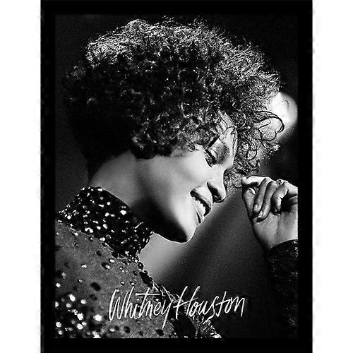 Whitney Houston Photograph Framed Poster