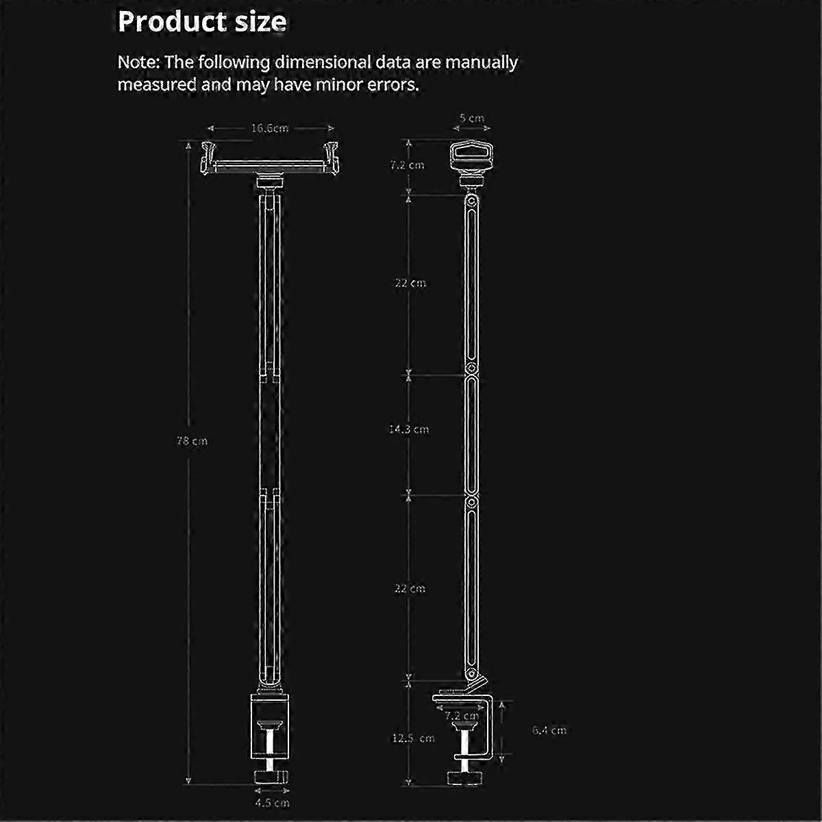 مكتب سرير الكمبيوتر اللوحي حامل قابل للتعديل ل 4-12.9 بوصة الهواتف المحمولة الأجهزة اللوحية الألومنيوم ذراع جبل الدعم