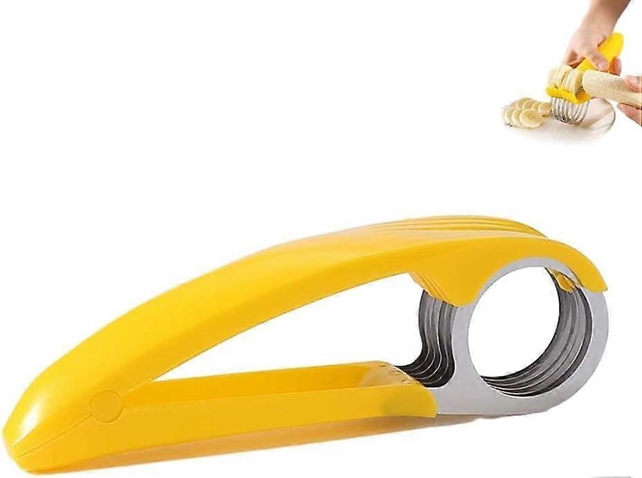 Stainless steel food slicer for banana strawberry cucumber carrot egg multifunctional handheld mandoline