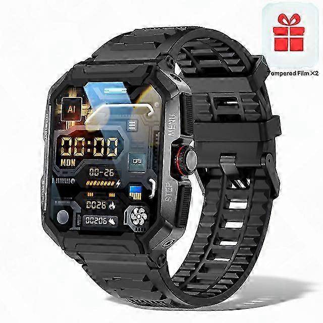 2023 Neue Smartwatch Erwachsene Robuste Militär IP68 Wasserdichte Uhren Bluetooth Call 1,85' Fitness Smartwatch Für Andriod Ios