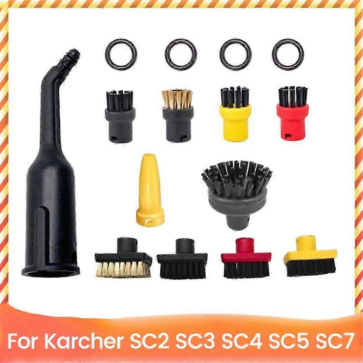 Steam Cleaner Part For Sc2 Sc3 Sc4 Sc5 Sc7 Replacement Nozzle Brush Stubborn Stain Remove Small T-brush Set