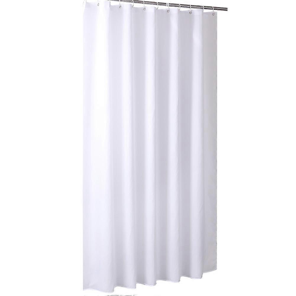 Polyester Mildew Proof Bathroom Shower Curtain With Hook Mildew Resistant Standard Size