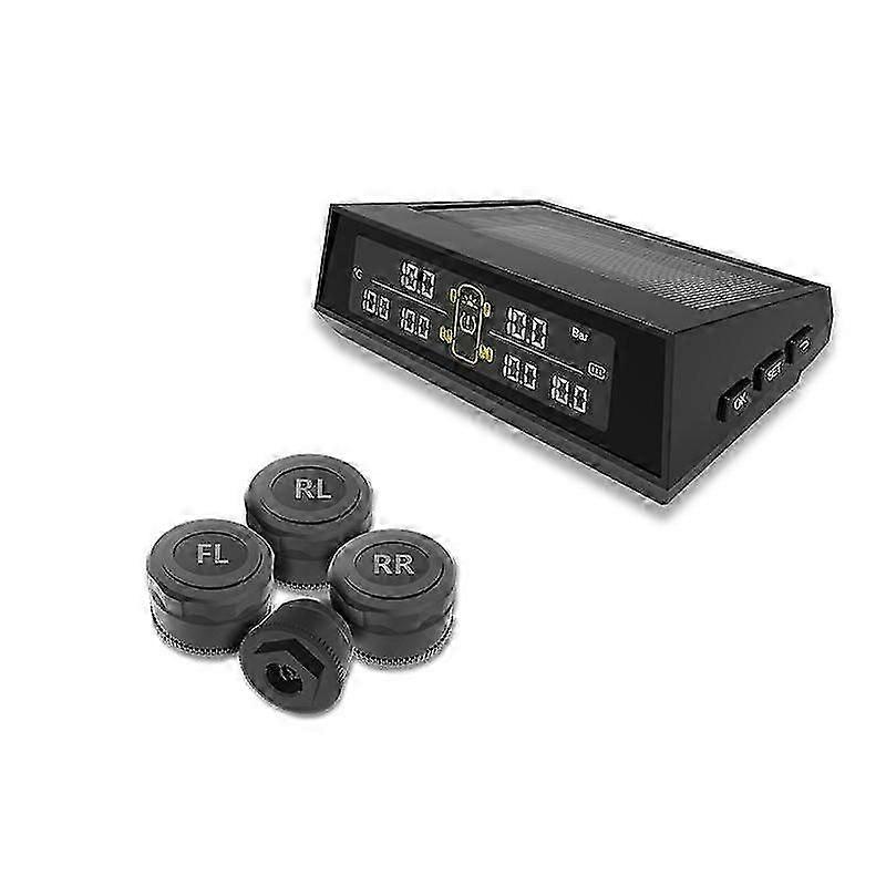 Six Wheel Truck Solar Tpms Solar Tire Pressure Monitor 6 Tire Pressure Detector