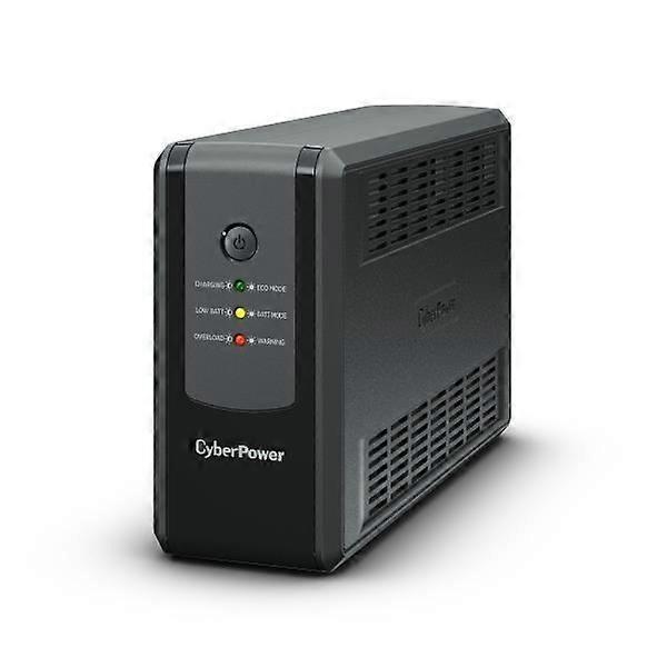Uafbrydelig strømforsyning - CyberPower - UT650EG-FR - 650 VA - 3 udtag - Sort, Grå