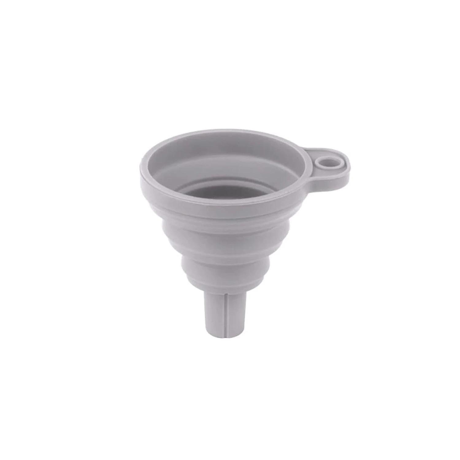 WIKHOSTAR Foldable Funnels for Filling Bottles Kitchen Silicone Funnel Food Grade TPR Collapsible Funnel Kitchen Gadgets Oil Filler