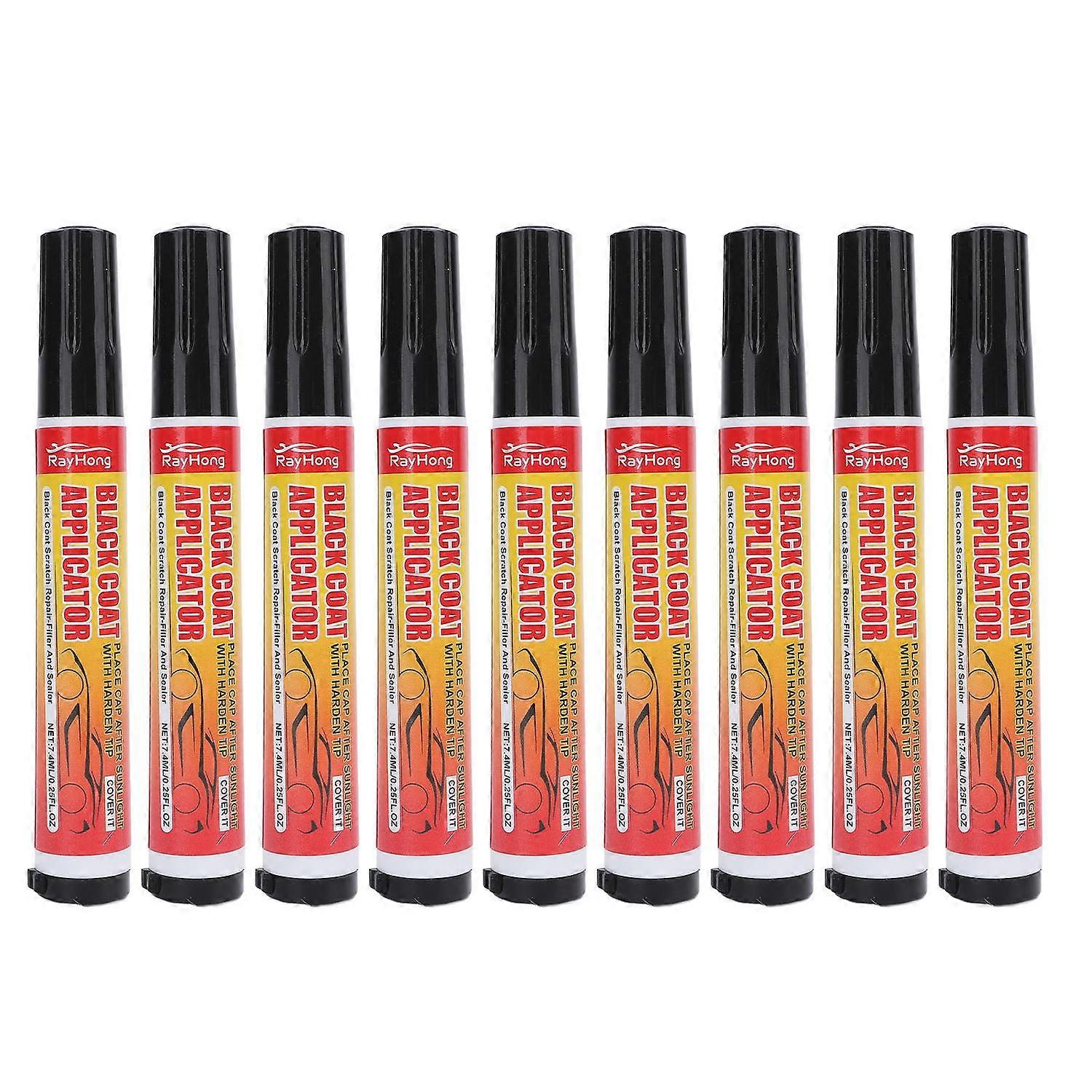 9PCS 7.4ml Touch Up Paint Pen Car Scratch Repair Filler Marker Tools for Automotive Color Restoratio