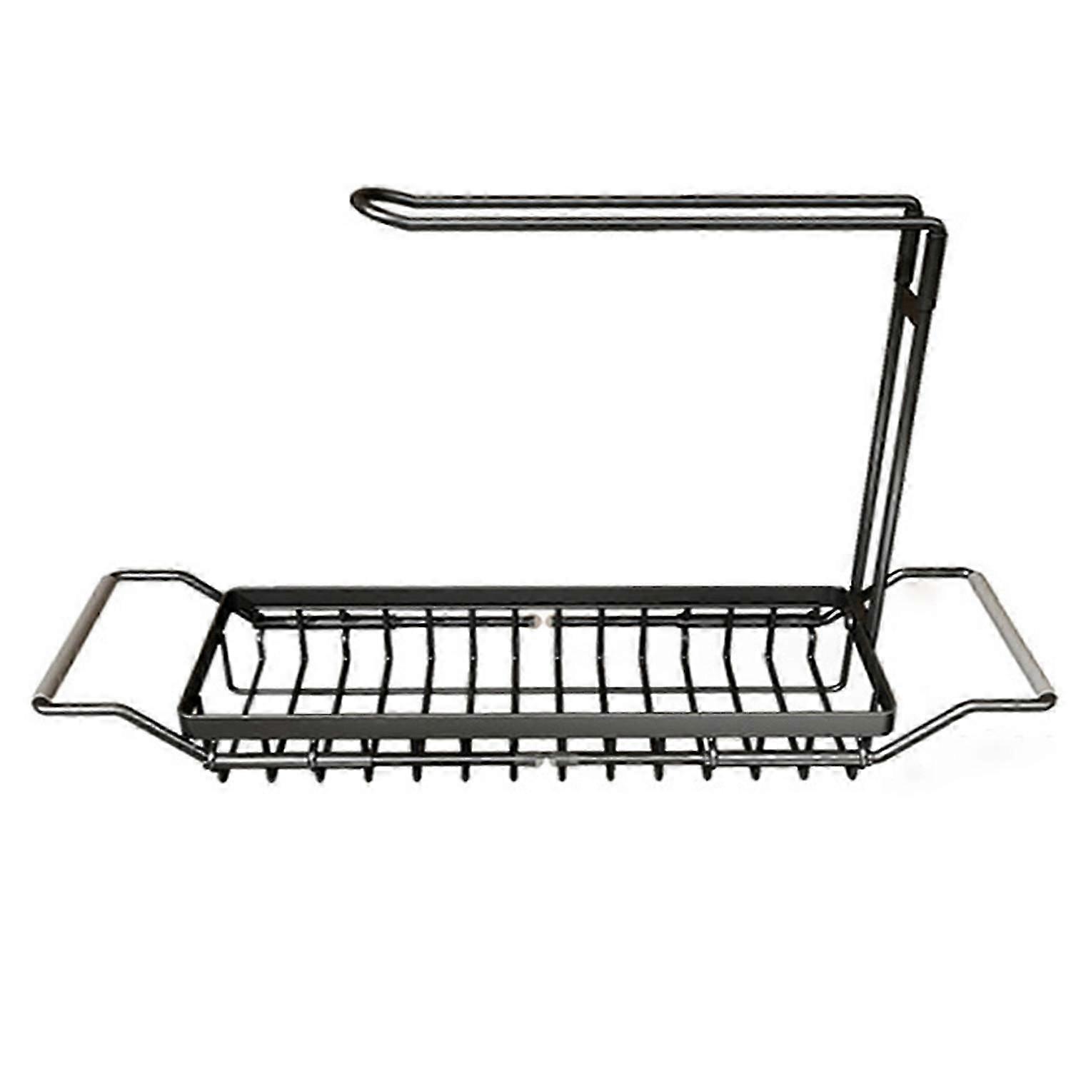 Sink Storage Shelf Telescopic Stable Structure Anti-rust Hollow Out Drainage Design Keep Neat