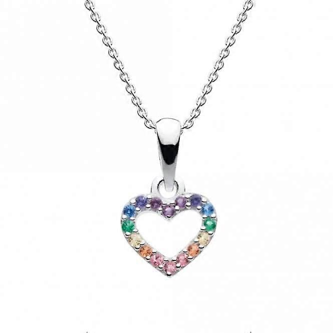 Open Heart Multi Nano Gems Pendant 97811MCZ
