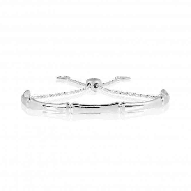 Bracelet Bar Bamboo Silver Bangle 4781