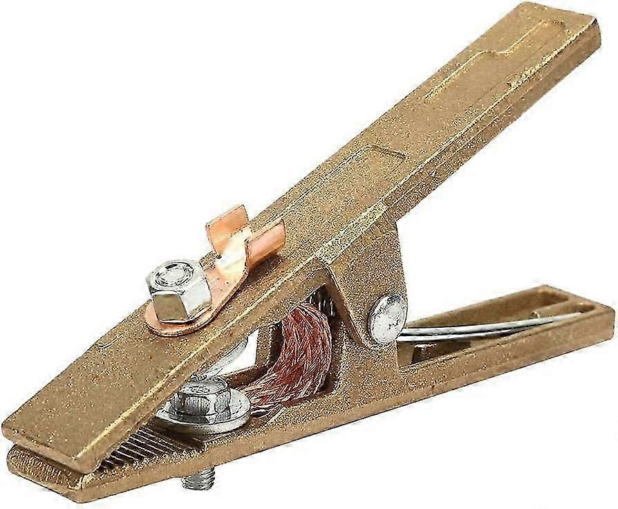 Earth Clamps,300A Brass A-Shape Ground Welding Earth Clamp,for Welding Machine for Various Types of