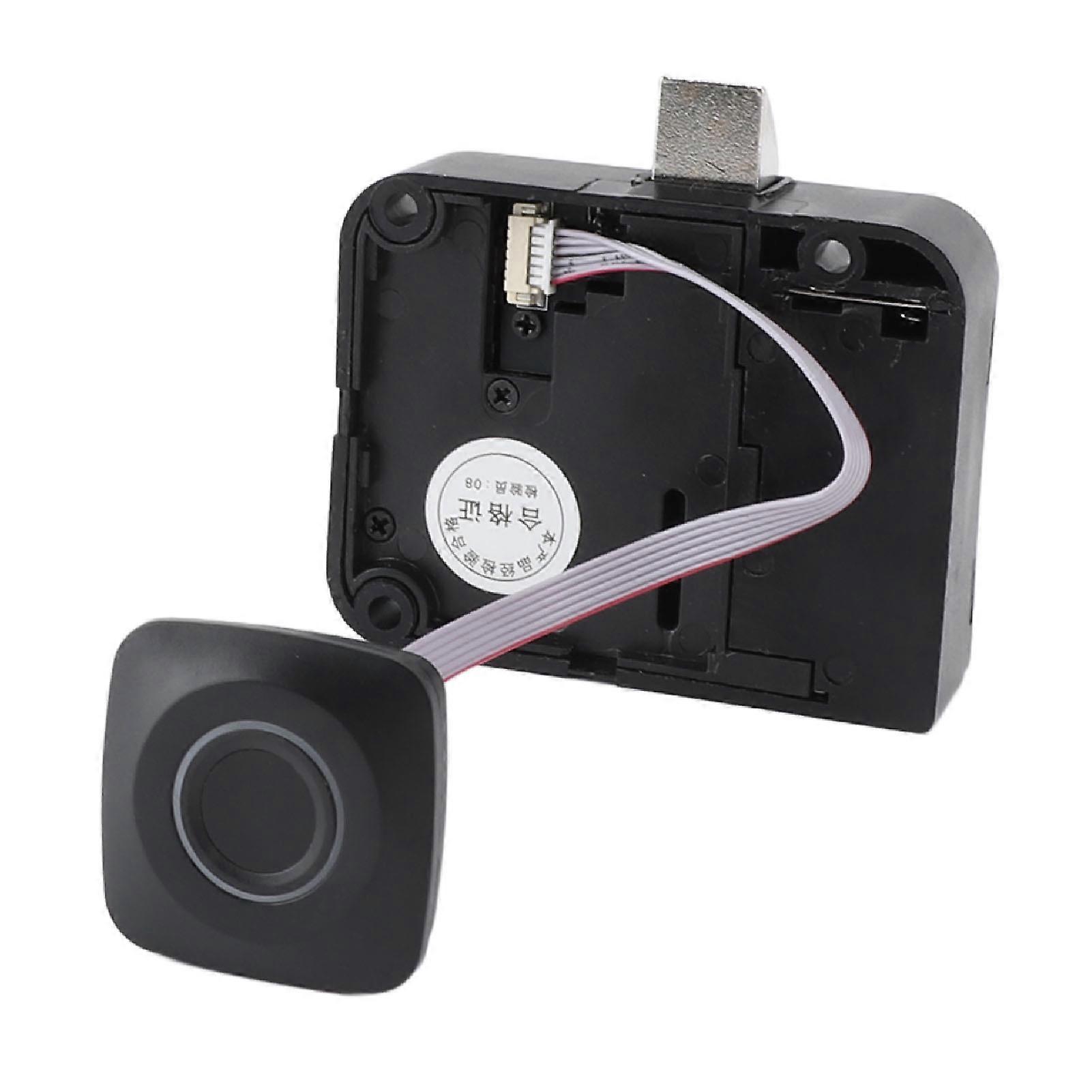 Fingerprint Cabinet Lock Anti Theft Ultra Thin Panel Smart Biometric Drawer Password Lock for Office 