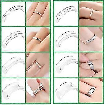 1/2/5set Ring Re-sizer 8 maten Transparante Re-sizer voor voorkomt dat de ring eraf glijdt