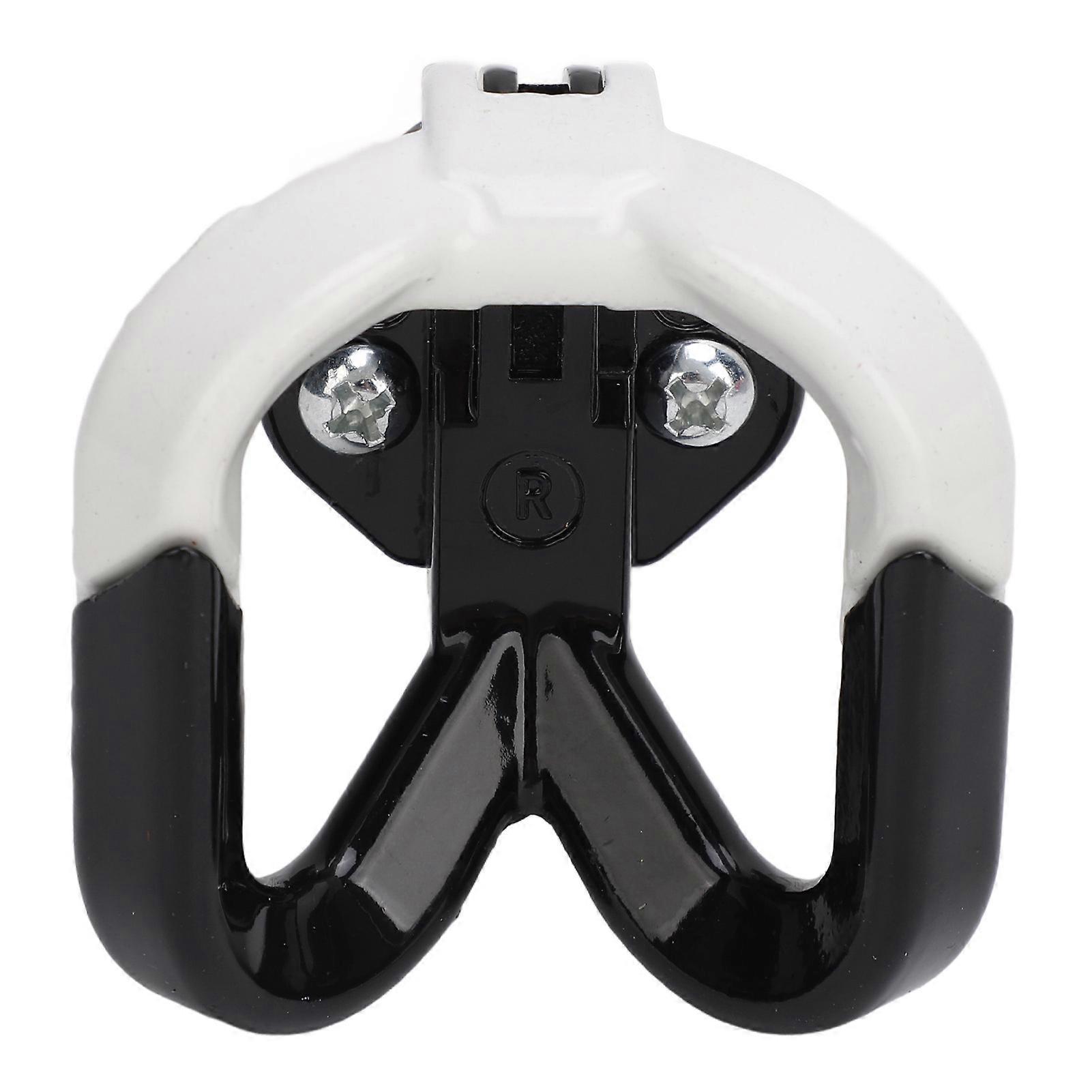 Motorcycle Handlebar Hook Multipurpose High Load Capacity Aluminum Alloy 360 Degree Adjustable Bicycle Scooter Hook White