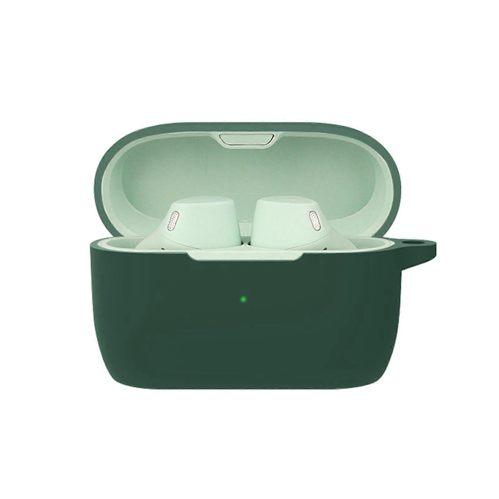 Wireless Headphone Wear-resistant Silica Protective for Case Compatible for  Elite 4 Active Shockproof Anti-dust Sl  Deep Green