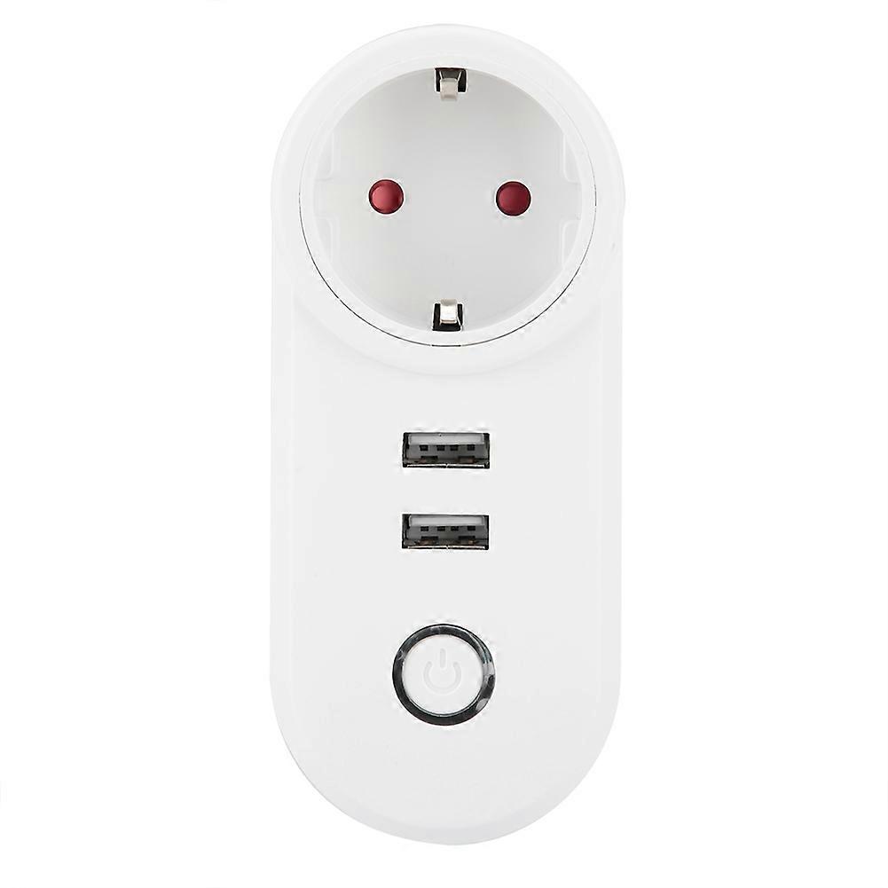 Wifi Intelligent Plug Power Switch APP Remote Control Socket with USB Port EU Plug 100-240V