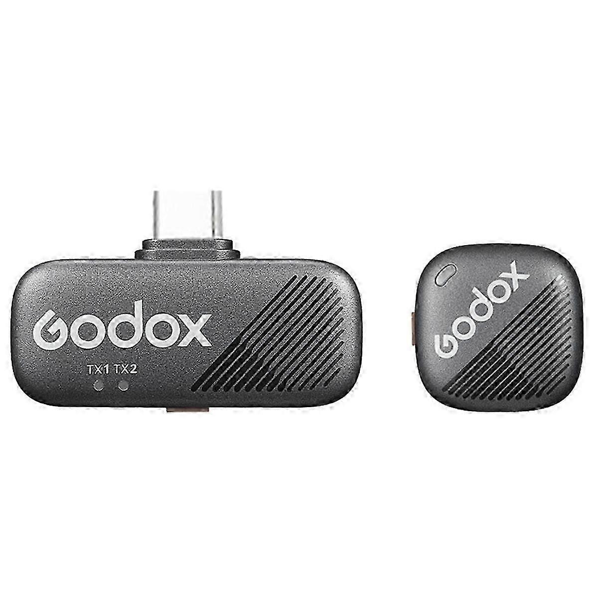 Mini Microphone 2.4GHz Wireless Microphone System Receiver Transmitter for Vlog Live Streaming A