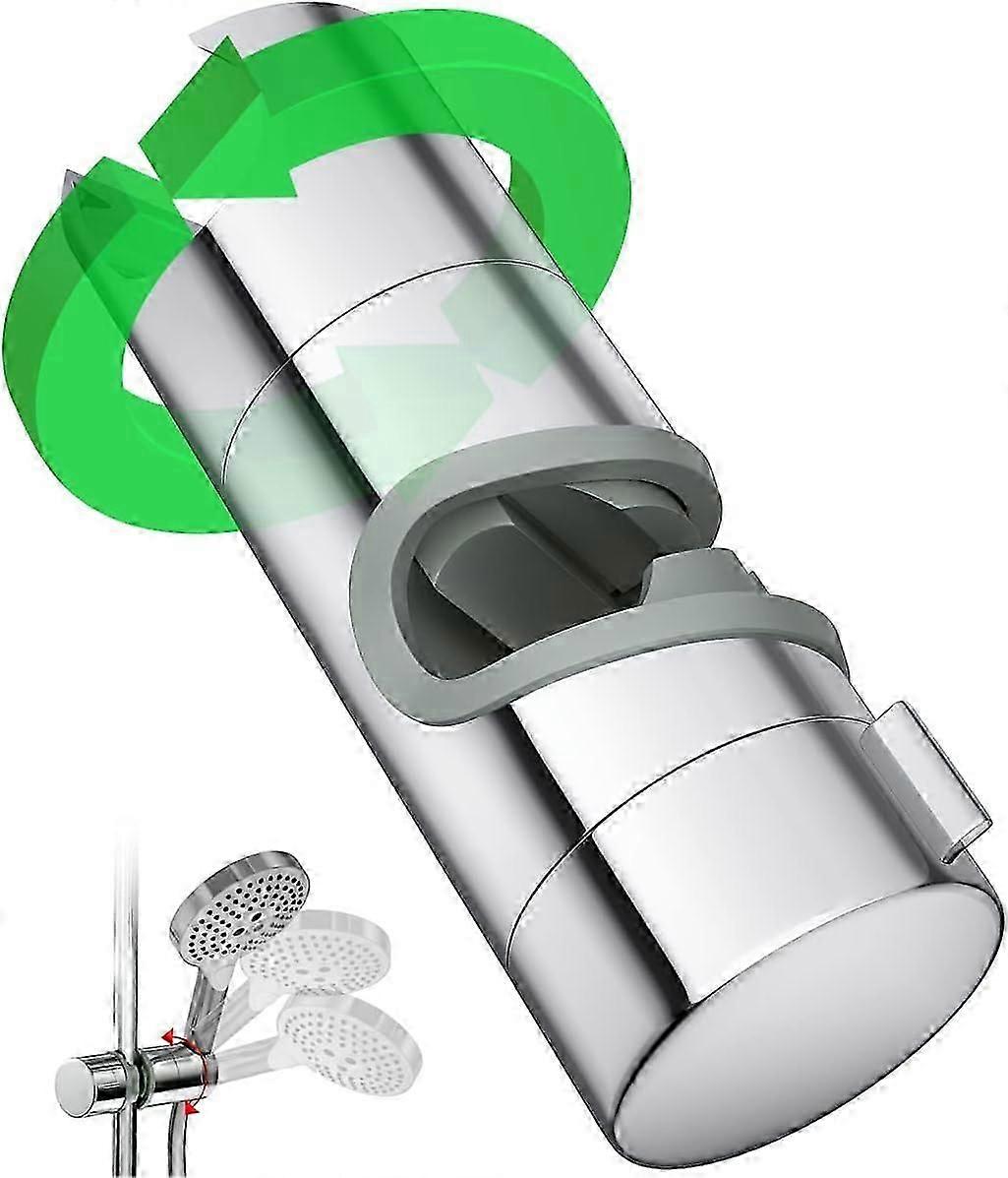 18-25MM Replaceable Universal Adjustable Hand Shower Bracket ,Shower Head Support ,Adjustable Shower Clamp, Chrome, Silver, Bathroom Fixtures