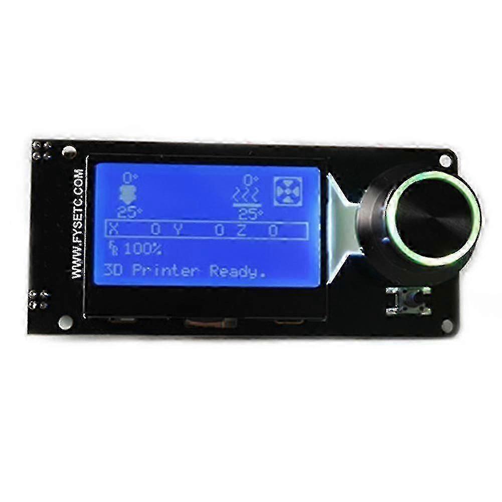 3D-Druckerzubehör 12864 Display Smart mit Kartensteckplatz LED-Hintergrundbeleuchtung Panelteile LCD-Controller 3D-Druckerzubehör