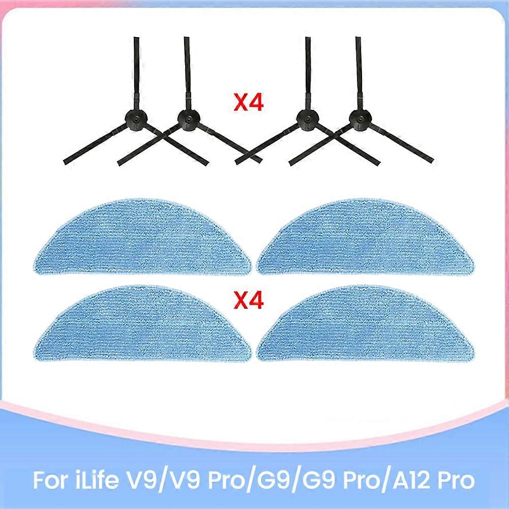For V9/V9 Pro/G9/G9 Pro/A12 Pro Side Brush and Cloth