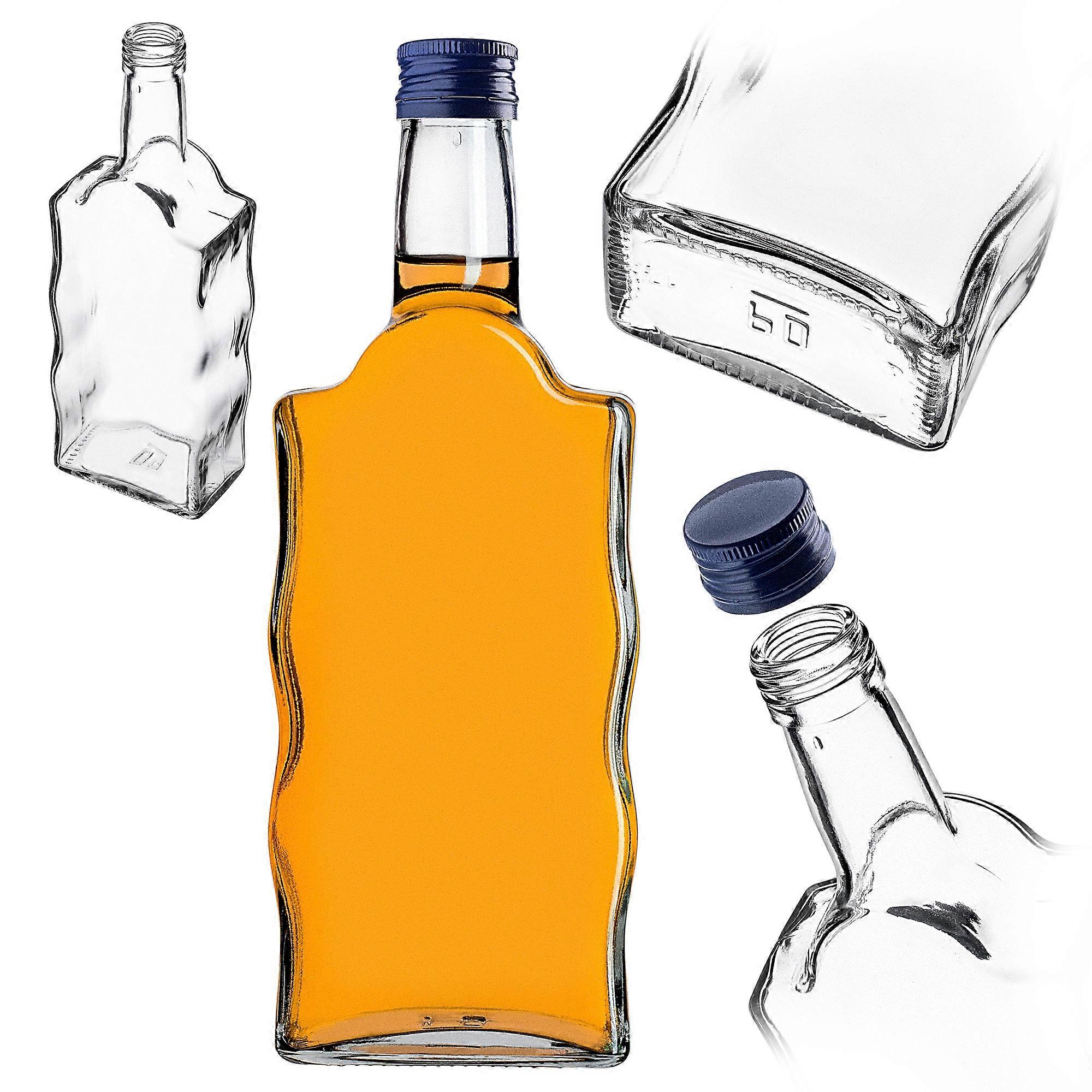 KADAX Botella de vidrio WAVE B500 Stoff 500ml 1pc