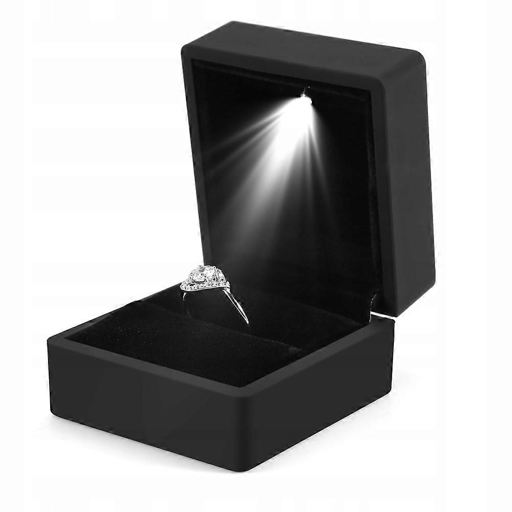 Black Illuminated Led Box For The Ring