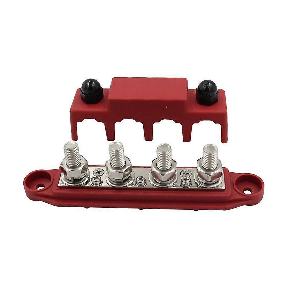 300A Busbar Cable Organizer Box 4 Way Terminal Bus Bar للسفن واليخوت