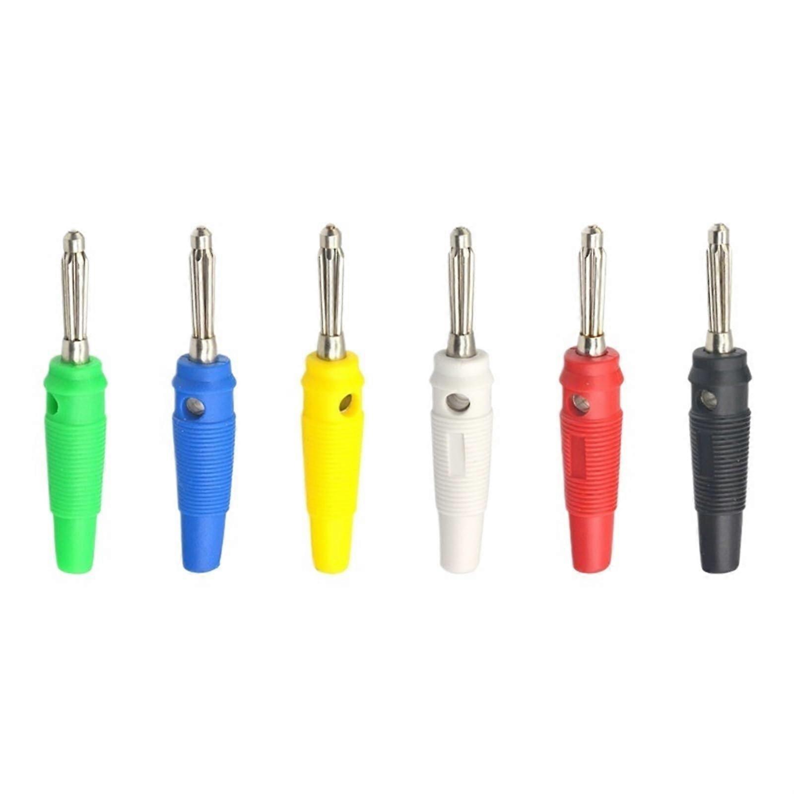 20/100/500Pcs 4MM Banana Audio Connectors Speaker Amplifier Binding Post Jack for Cable Terminals(Blue (20Pcs))