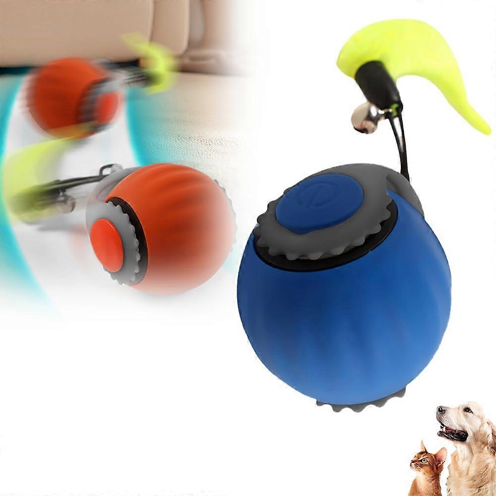 Interactive cat toy ball, small -tailed smart automatic animated cat balls, (#mavi)