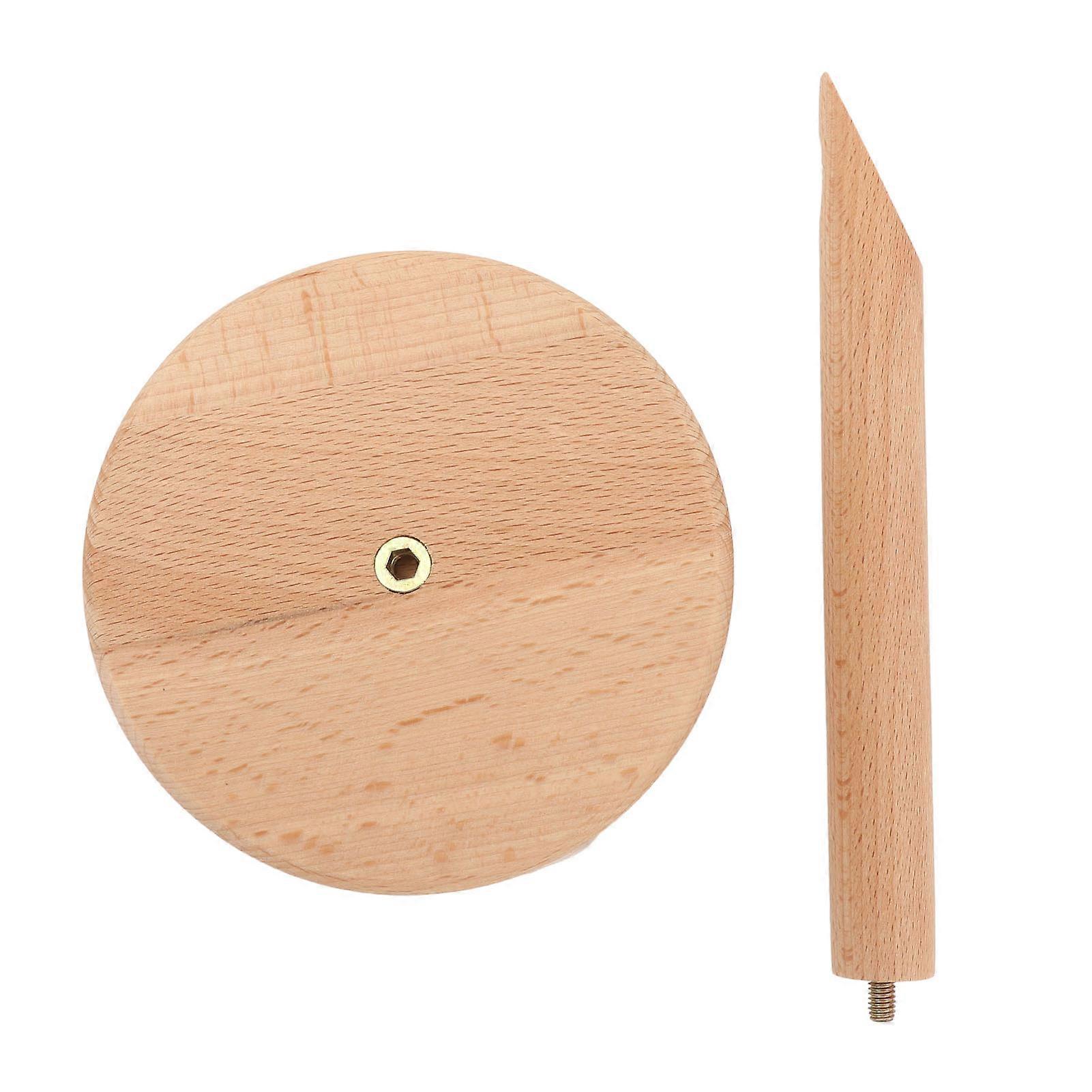 Knitting Yarn Holder Multifunctional Solid Wood Spinning Yarn and Thread Holder for Home