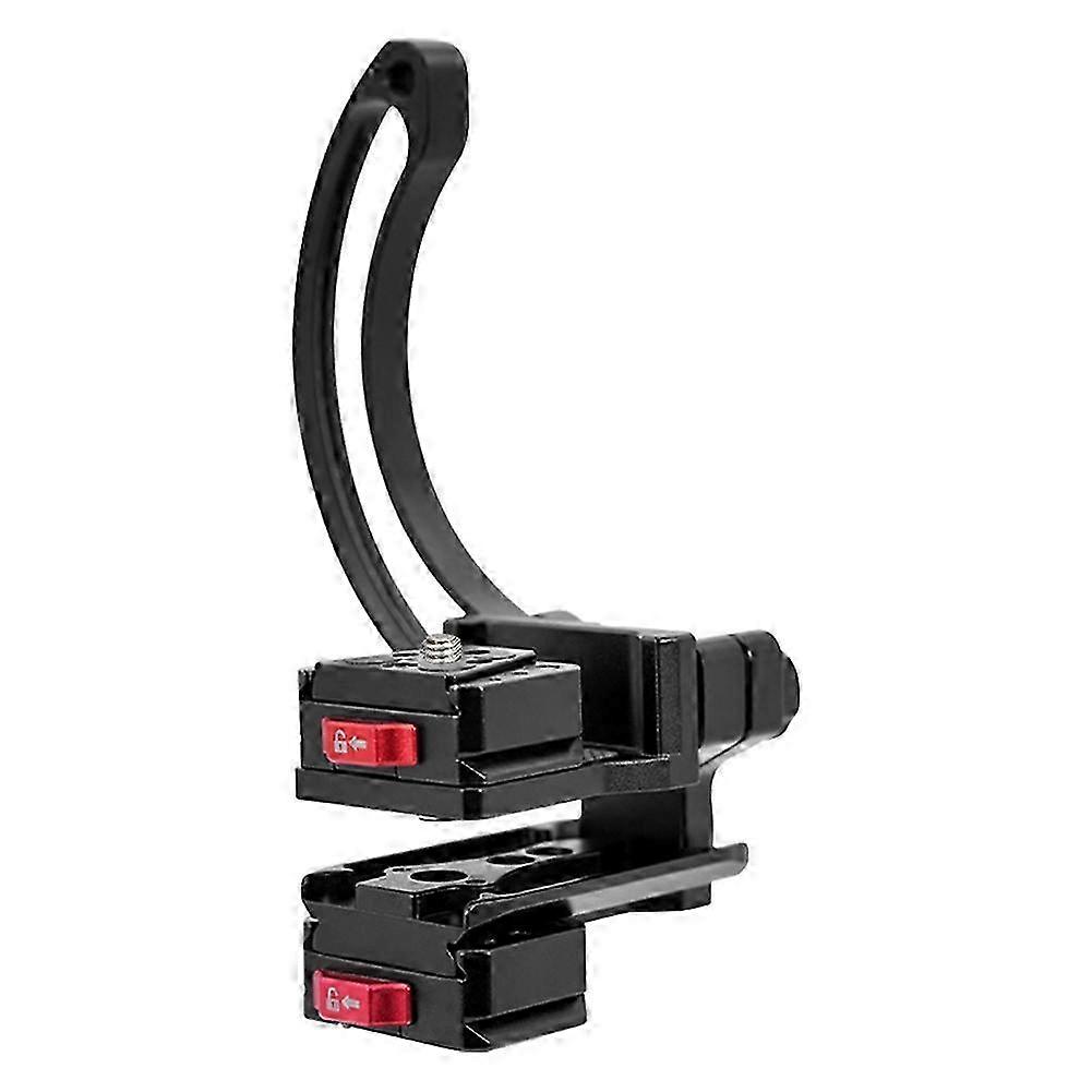 Aluminum Camera Lens Support Bracket Semi-Circular Ring Horizontal Vertical Quick Switch Mount Tripo