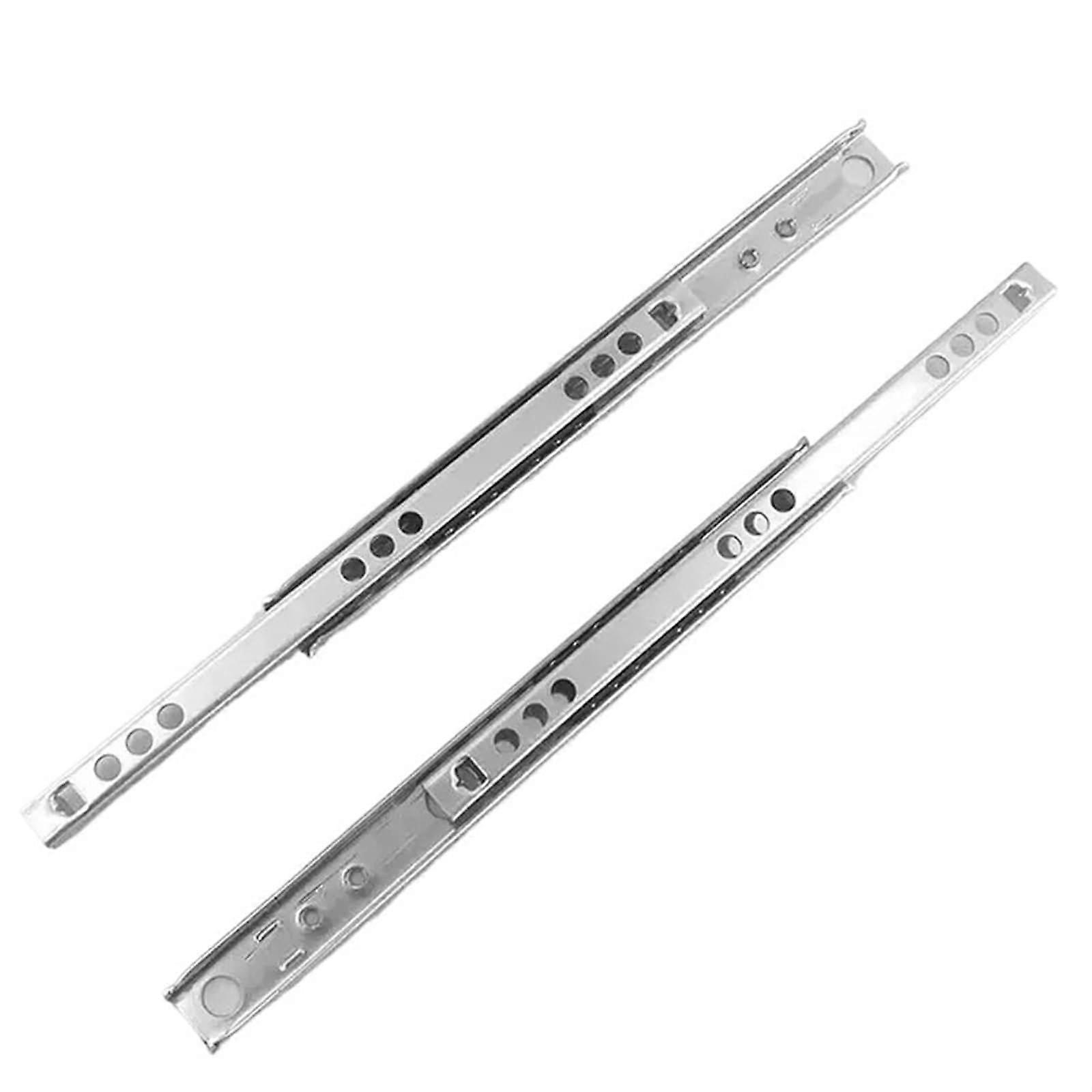Full Extension Telescopic Drawer Slides 18 Inch Steel Ball Bearing Rail Slide 450mm 17MM Size for Smooth Operation