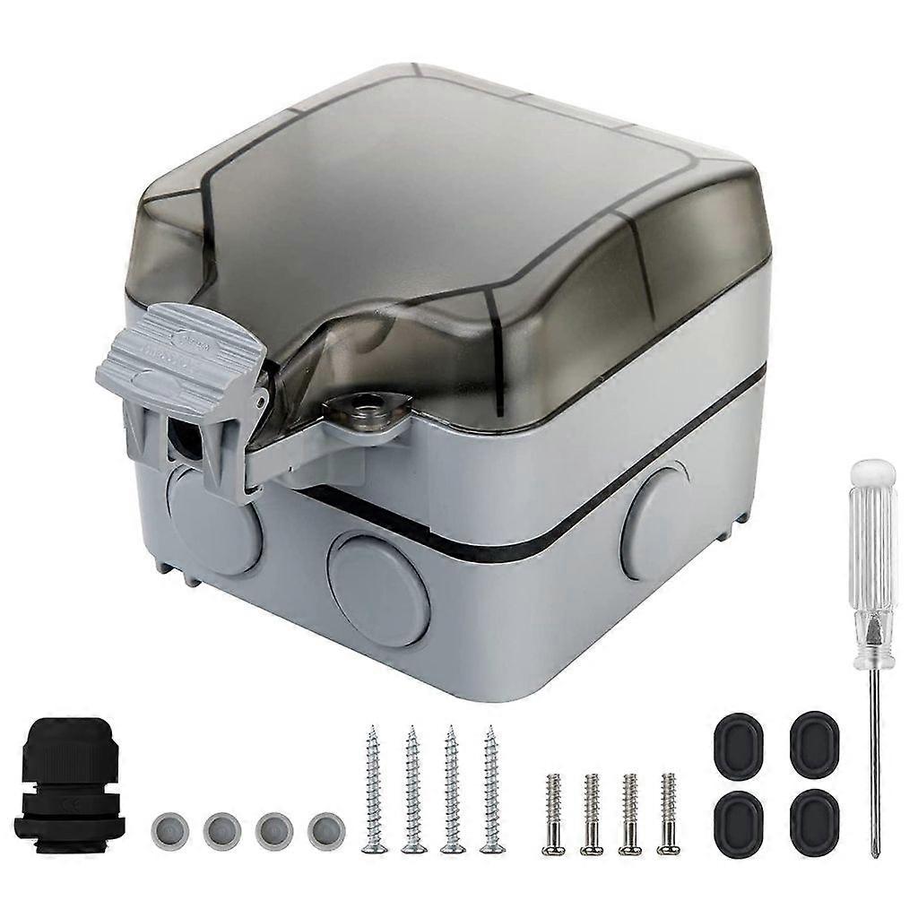 Outdoor Socket IP66 Waterproof Double Socket Wall Sockets Outdoor Connection