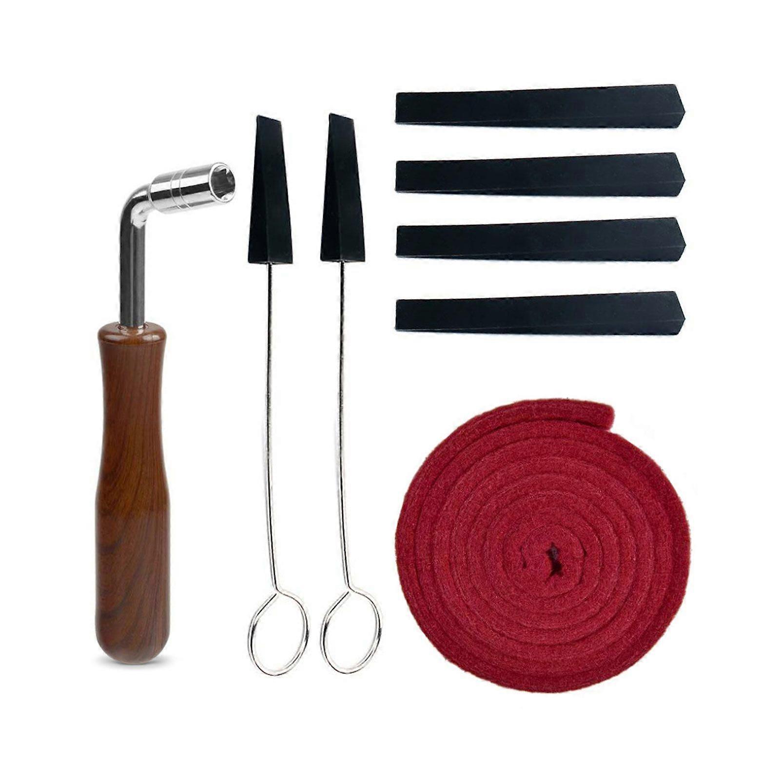 Piano Tuning Tool Set Piano Tuner Wrench for Pianos DIY Tuning Repair Tuner Kit