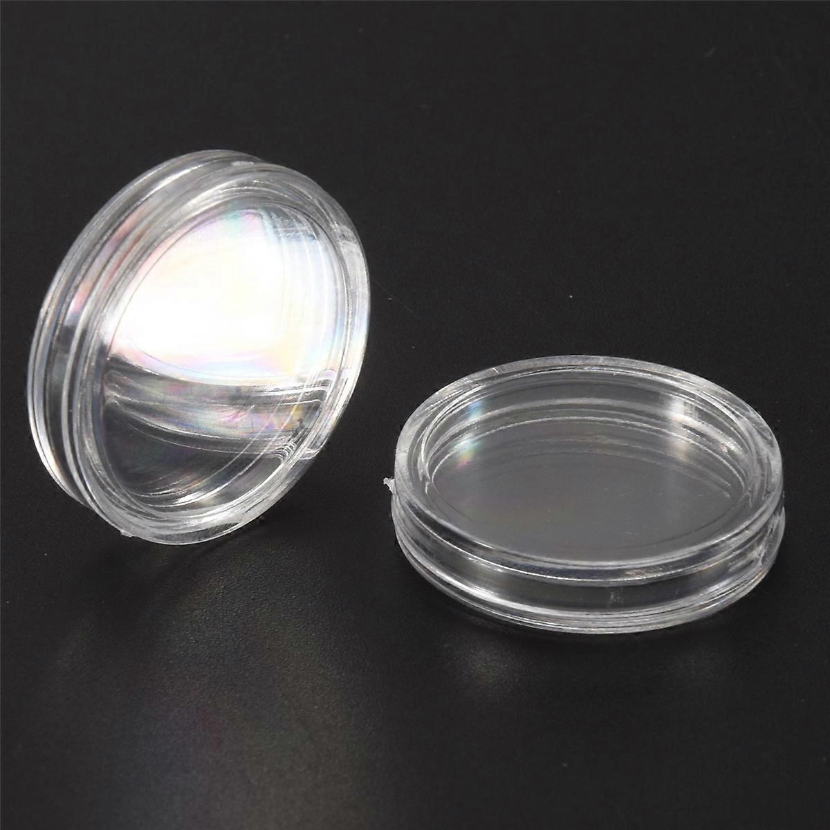 10 pcs Small round  parent plastic coin capsules box 20mm