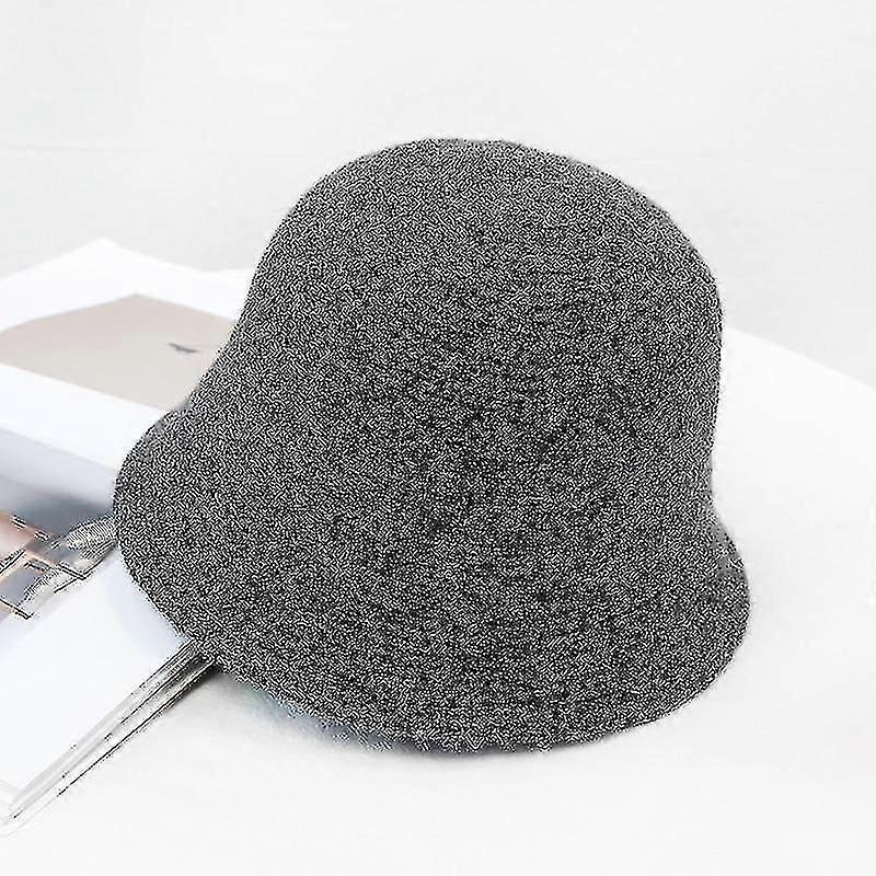 Panama Warm Winter Bucket Wool Hat For Teens