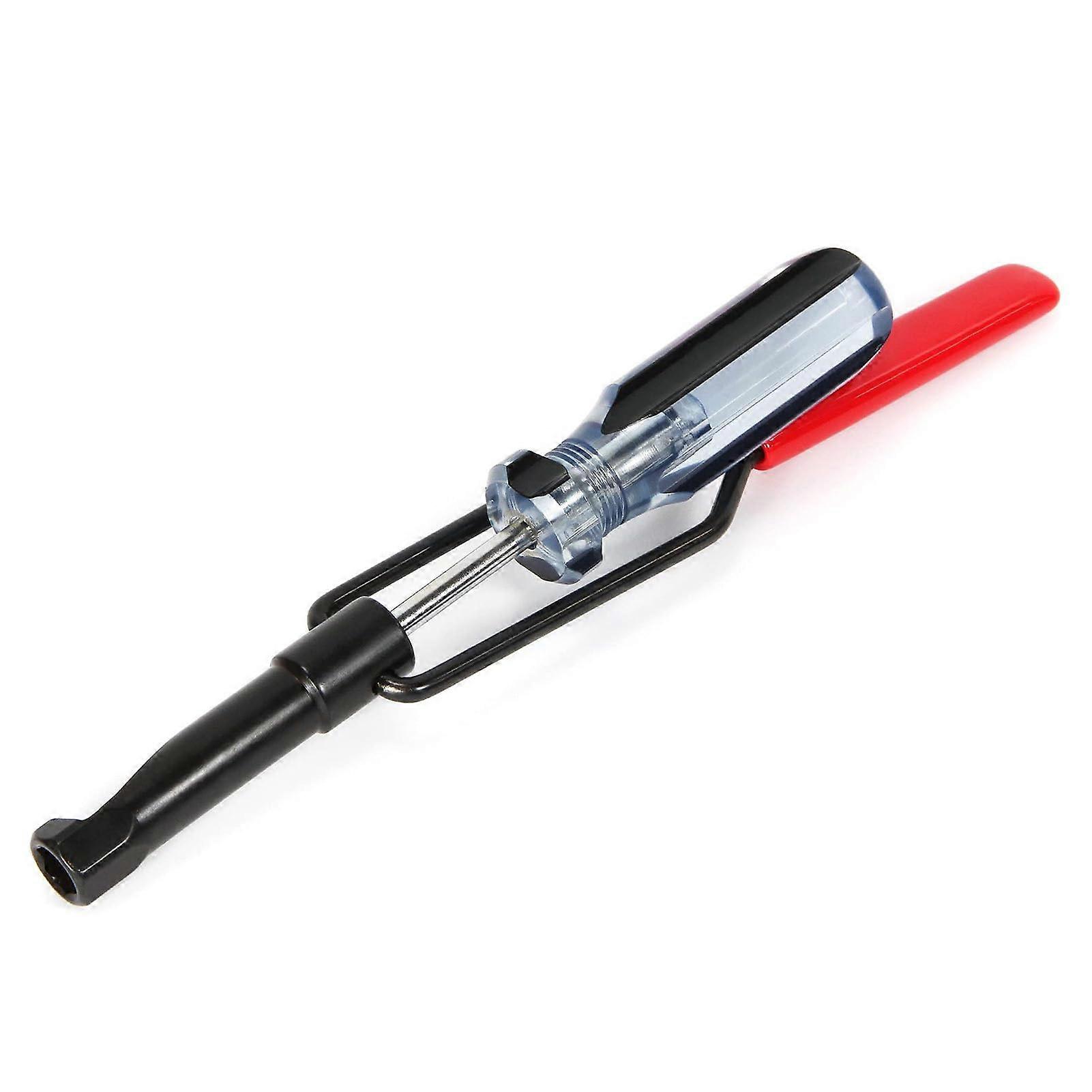 Jam Nut Valve Adjustment Tool, Stainless Steel 12mm Lock Nut with 7 1/2in Handle, Versatile Fit, Ergonomic Design for Japanese car engines