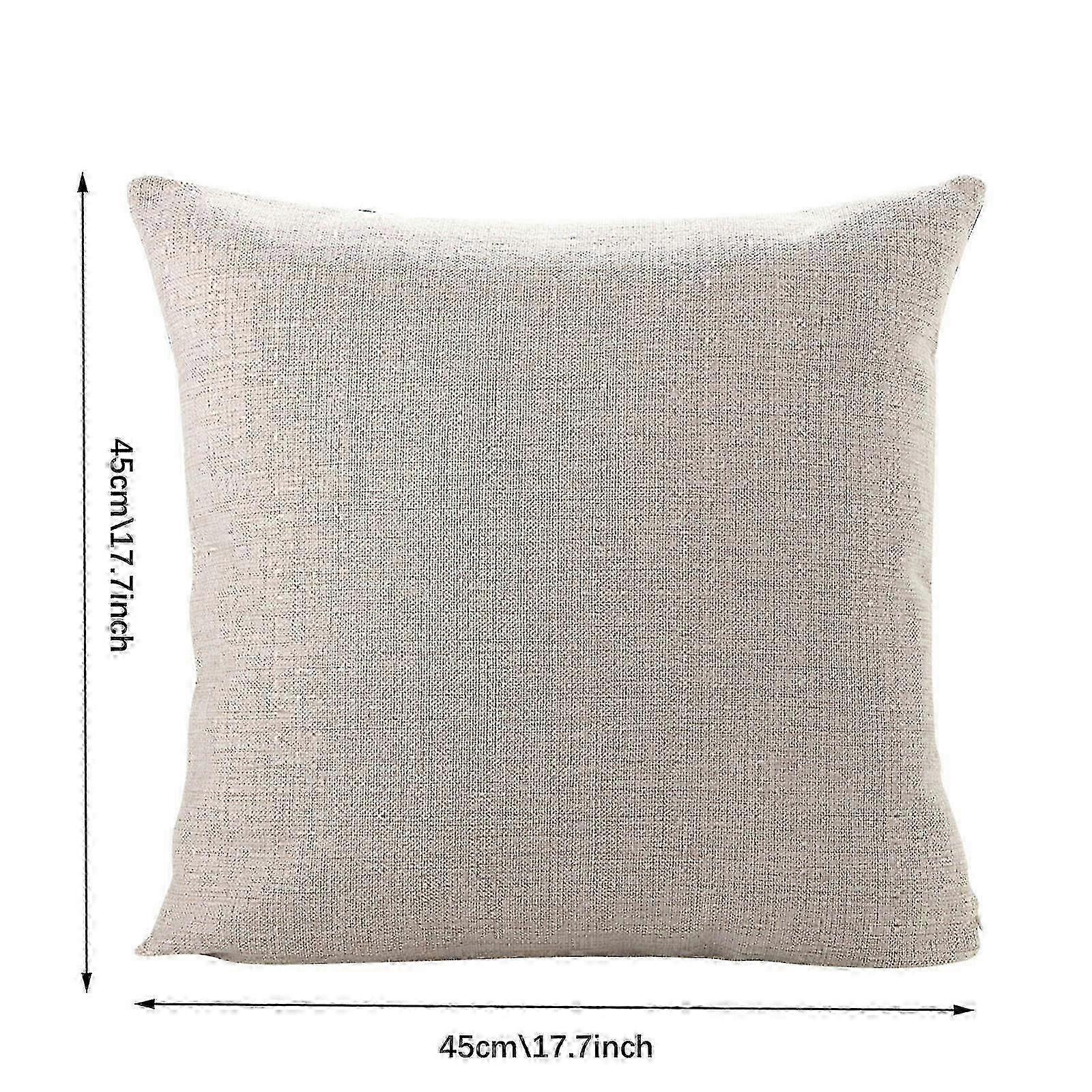 Throw Decorative Cotton Linen Cushion Case Pillows Covers