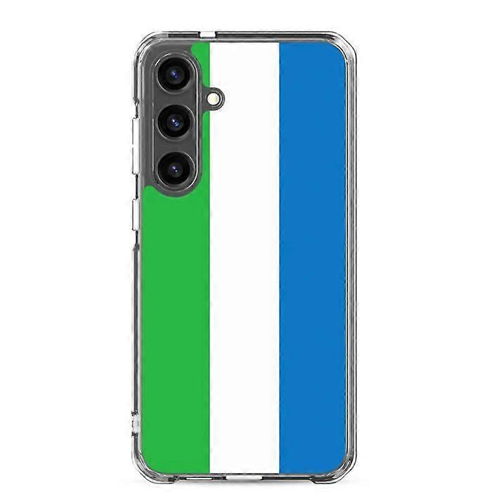 Phone Case - Samsung - Galaxy S24 Plus - Sierra Leone Flag - Flexible - Multicolor