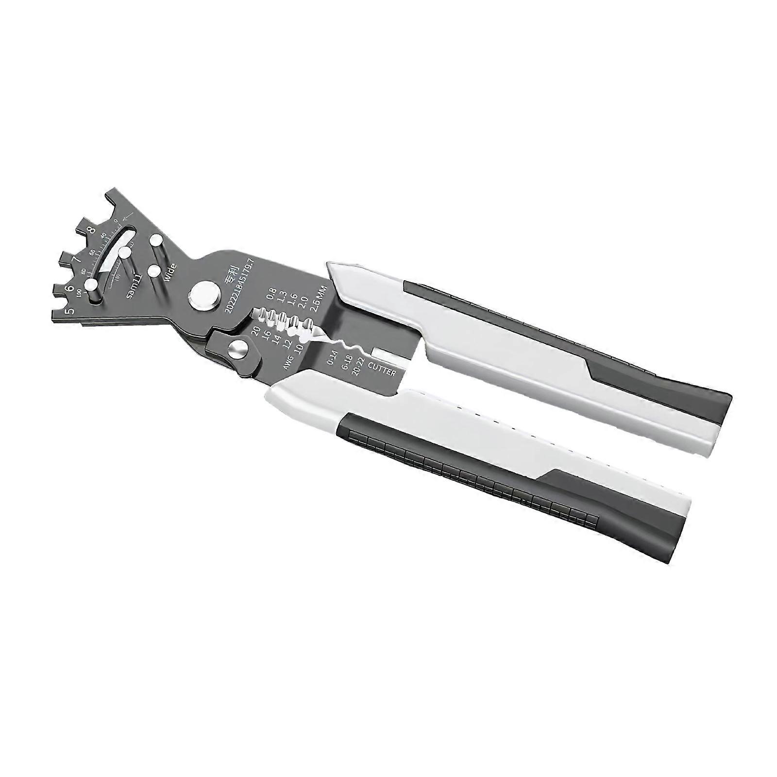 Multifunctional Bending Pliers Wire Stripper for Electrician Line Cutting Pressing Angle Adjustable Insulation Hand Tool